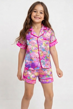 Load image into Gallery viewer, girls short loungewear set dumpling
