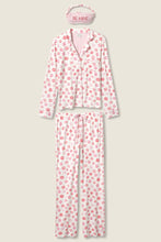 Load image into Gallery viewer, kisses be mine pj set + mask
