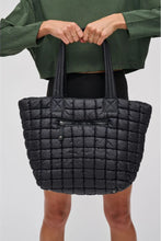 Load image into Gallery viewer, quilted puffer nylon tote
