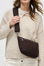 Load image into Gallery viewer, neoprene crossbody woven bag