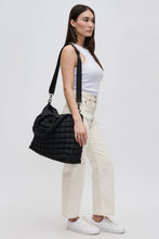 Load image into Gallery viewer, quilted puffer nylon hobo bag