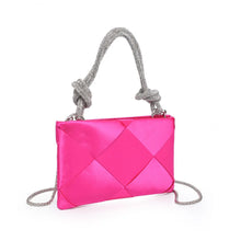 Load image into Gallery viewer, satin diamond bling strap bag