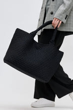 Load image into Gallery viewer, large woven neoprene tote