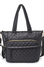 Load image into Gallery viewer, quilted nylon tote