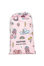 Load image into Gallery viewer, lucky cowgirl beach towel