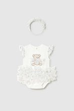 Load image into Gallery viewer, baby bear tutu onesie