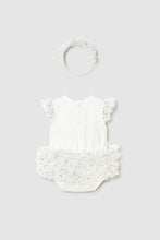 Load image into Gallery viewer, baby bear tutu onesie