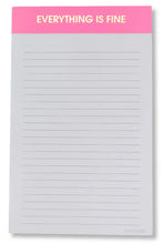 Load image into Gallery viewer, notepad - everything is fine