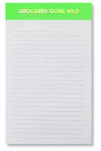 Load image into Gallery viewer, notepad - groceries gone wild