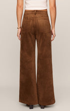 Load image into Gallery viewer, Faux Suede Midrise Wide Leg Pant