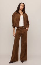 Load image into Gallery viewer, Faux Suede Midrise Wide Leg Pant