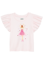 Load image into Gallery viewer, girls ruffle tee