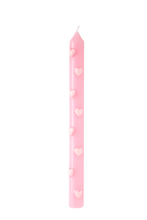 Load image into Gallery viewer, heart taper candle