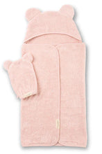 Load image into Gallery viewer, hooded towel + mitt set