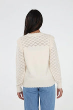Load image into Gallery viewer, pointelle crew sweater
