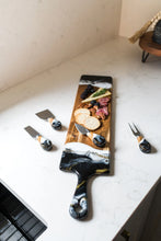 Load image into Gallery viewer, resin coated 4 cheese knife set