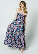 Load image into Gallery viewer, smocked floral maxi dress

