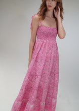Load image into Gallery viewer, smocked floral maxi dress
