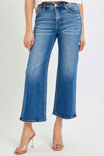 Load image into Gallery viewer, tummy control midrise wide leg jean