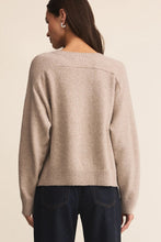 Load image into Gallery viewer, v neck heathered sweater