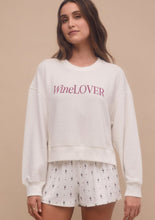 Load image into Gallery viewer, wine lover cozy sweatshirt