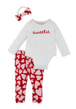 Load image into Gallery viewer, baby sweetie onesie set