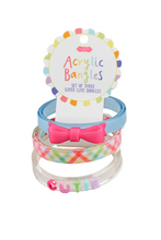 Load image into Gallery viewer, girls acrylic bangle set