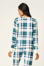 Load image into Gallery viewer, cozy plaid long sleeve top