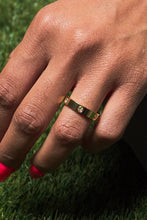 Load image into Gallery viewer, cz inset ring waterproof