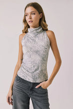 Load image into Gallery viewer, python print halter neck top