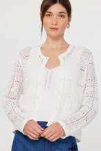 Load image into Gallery viewer, square pointelle cardigan