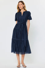 Load image into Gallery viewer, tiered belted dress