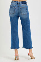 Load image into Gallery viewer, tummy control midrise wide leg jean
