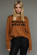 Load image into Gallery viewer, whiskey weather sweater