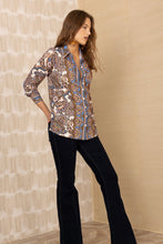 Load image into Gallery viewer, long sleeve print jersey button up