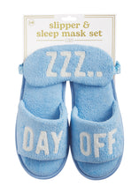 Load image into Gallery viewer, slipper & mask set