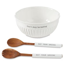 Load image into Gallery viewer, fluted salad bowl set