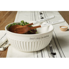 Load image into Gallery viewer, fluted salad bowl set