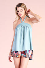 Load image into Gallery viewer, satin crepe halter top