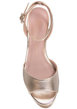 Load image into Gallery viewer, gold metallic sandal