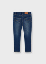 Load image into Gallery viewer, girls denim jegging heart pocket