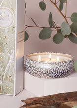 Load image into Gallery viewer, 3 wick tin candle - eucalyptus