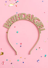 Load image into Gallery viewer, birthday girl headband