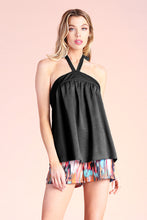 Load image into Gallery viewer, satin crepe halter top