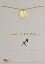 Load image into Gallery viewer, zodiac necklace saggitarius