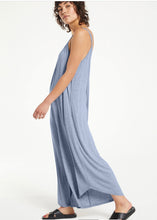 Load image into Gallery viewer, jersey flare leg strap jumpsuit