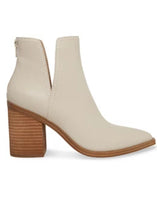 Load image into Gallery viewer, v cut stacked heel bootie
