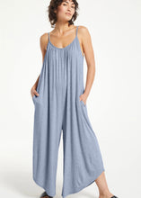 Load image into Gallery viewer, jersey flare leg strap jumpsuit
