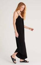 Load image into Gallery viewer, jersey flare leg strap jumpsuit