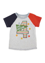 Load image into Gallery viewer, 4 birthday boy tshirt